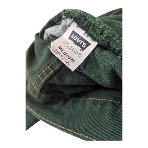 Vintage 90s Green Levi's Jacket 70597-0862 Size Medium 1993 - Picture 2 of 9